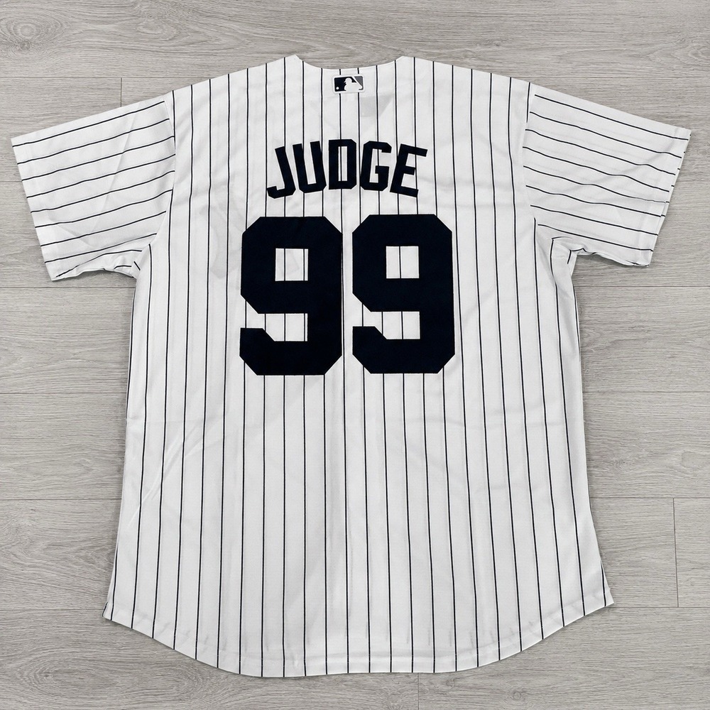 New York Yankees Judge 99 Stitched Nike White Baseball Jersey Men's XL NWT